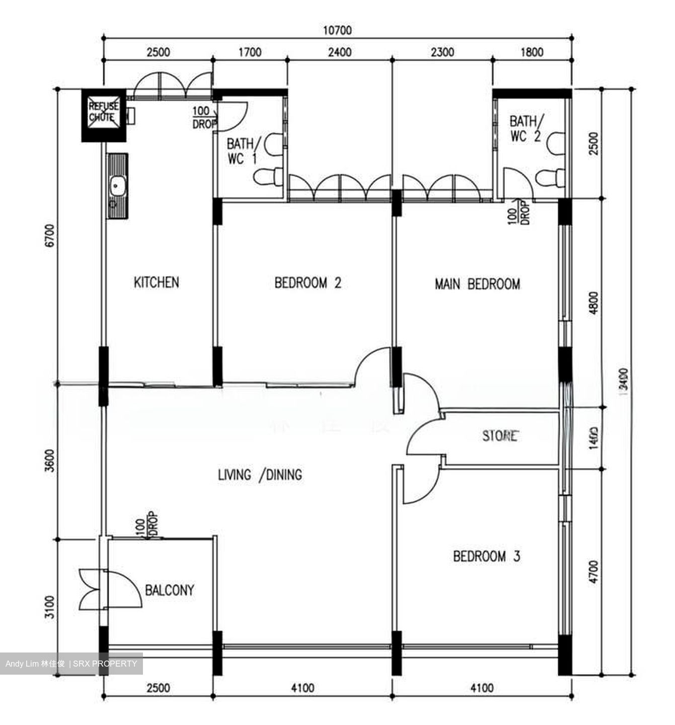 Blk 50 Hoy Fatt Road (Bukit Merah), HDB 5 Rooms #543623281